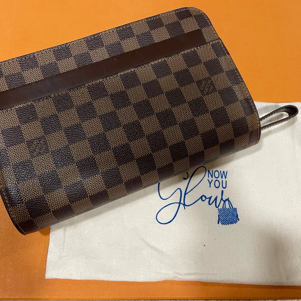 Louis Vuitton Saint Louis Damier Ebene clutch